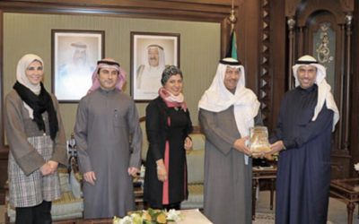 وفد جمعية الشفافية الكويتية يلتقي برئيس مجلس الوزراء